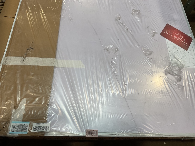 Photo 1 of **SCRATCHES. DENTS. TWO BIG DENTS ON FRAME. VIZ-PRO Dry Erase Board/Whiteboard, 96 x 48 Inches, Wall Mounted Board for School Office and Home 8' x 4'