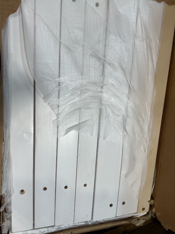 Photo 1 of **SELLING FOR PARTS AS PARTIAL SET. ONE BOX OF TWO**Bellemave Bunk Bed Twin Over Full, Wood Bunk Beds with Desk, Loft and Platform Bed for Kids Adults, White