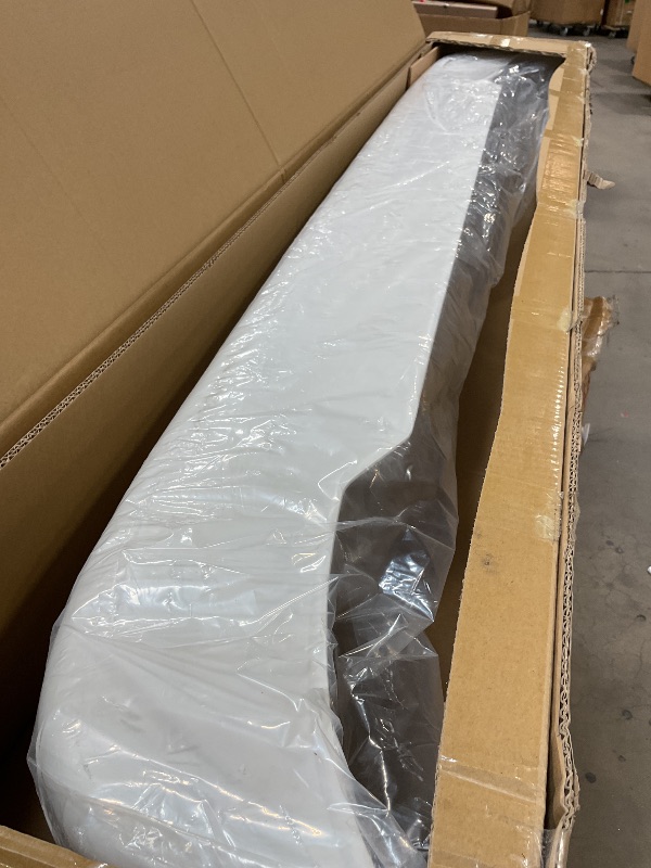 Photo 1 of **CORNER IS CRACKED**Front Bumper Compatible with Isuzu NPR NPR-HD NQR NRR GMC W3500 W4500 W5500 Diesel Gas 2008-2024 Plastic