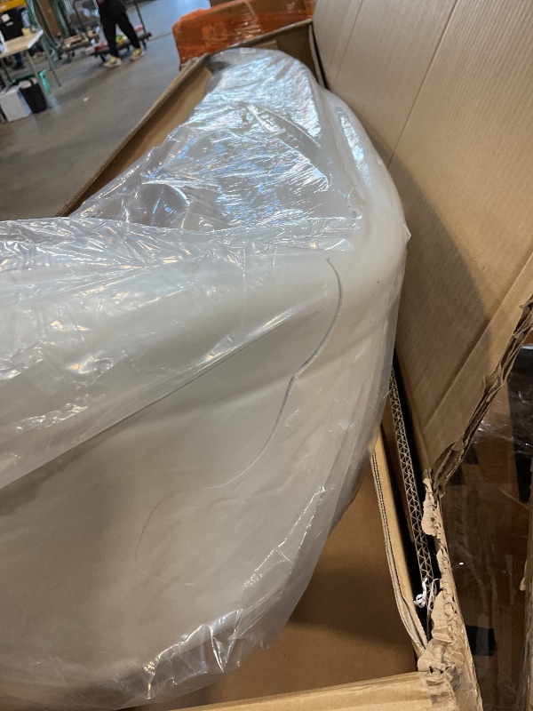 Photo 1 of **CORNER IS CRACKED**Front Bumper Compatible with Isuzu NPR NPR-HD NQR NRR GMC W3500 W4500 W5500 Diesel Gas 2008-2024 Plastic