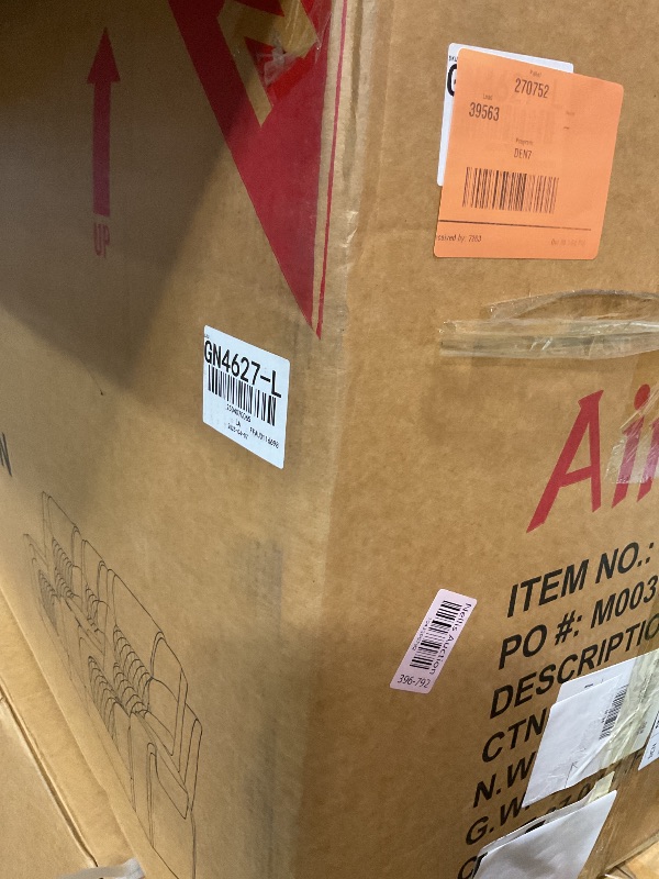 Photo 1 of **COLOR IS REDDISH BROWN**Power Recliner Sofa Set, Living Room Furniture Set, Leather Recliner Couch Set, Power Reclining Couch Set with Console Storage, Cup Holder(Loveseat)