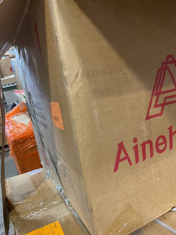 Photo 1 of **COLOR IS REDDISH BROWN**Power Recliner Sofa Set, Living Room Furniture Set, Leather Recliner Couch Set, Power Reclining Couch Set with Console Storage, Cup Holder(Loveseat)