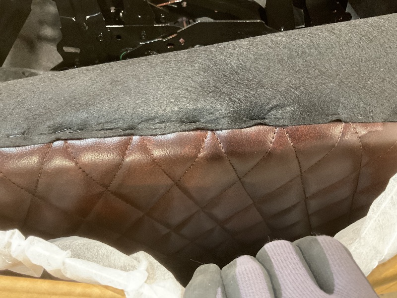 Photo 1 of **COLOR IS REDDISH BROWN**Power Recliner Sofa Set, Living Room Furniture Set, Leather Recliner Couch Set, Power Reclining Couch Set with Console Storage, Cup Holder(Sofa)