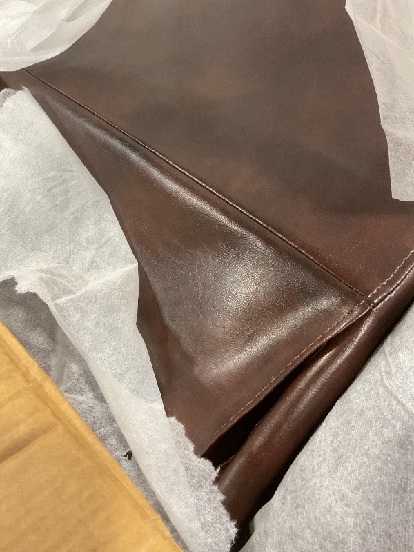 Photo 1 of **COLOR IS REDDISH BROWN**Power Recliner Sofa Set, Living Room Furniture Set, Leather Recliner Couch Set, Power Reclining Couch Set with Console Storage, Cup Holder(Sofa)