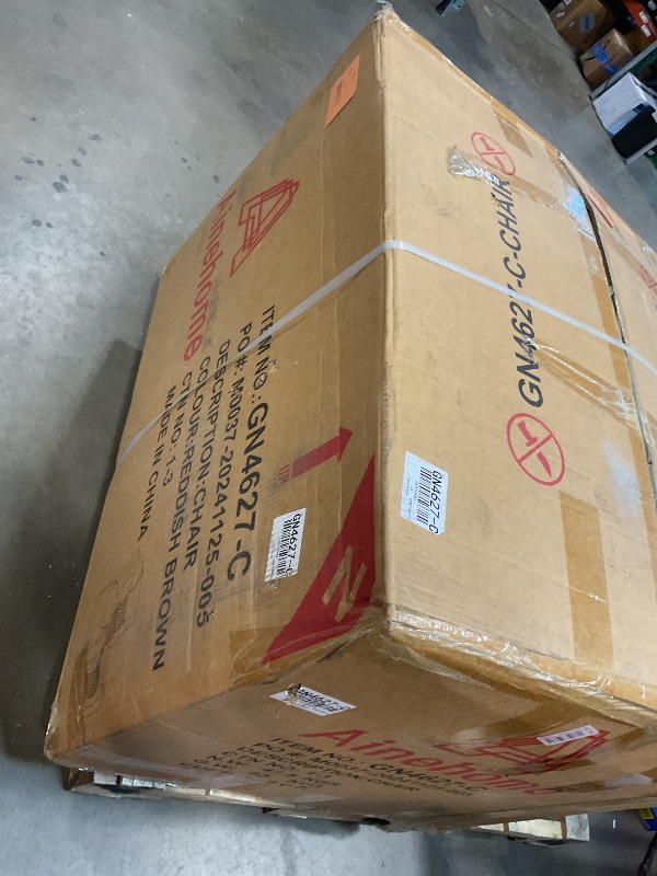 Photo 1 of **COLOR IS REDDISH BROWN**Power Recliner Sofa Set, Living Room Furniture Set, Leather Recliner Couch Set, Power Reclining Couch Set with Console Storage, Cup Holder(Chair)