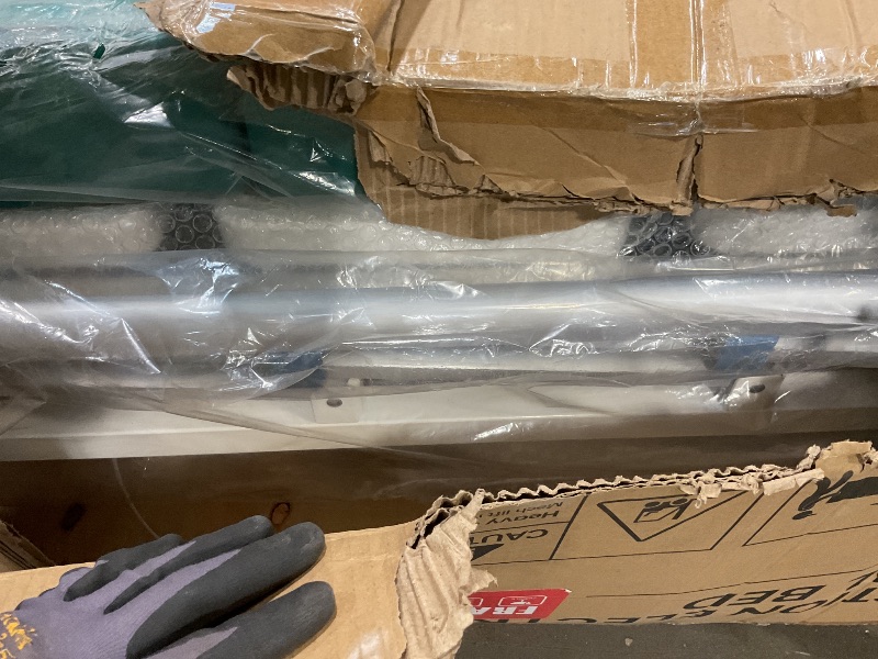 Photo 1 of **SCRAPE ON FRAME. SCRATCHES AND SMALL HOLES ON BED CUSHION**ELENKER Full Electric Hospital Bed for Home Use, ICU Medical Bed, Premium 3 Function Hospital ICU Bed with Remote Control, IV Pole, Mattress, 5-Inch Lockable Quiet Casters, Includes Sheets 