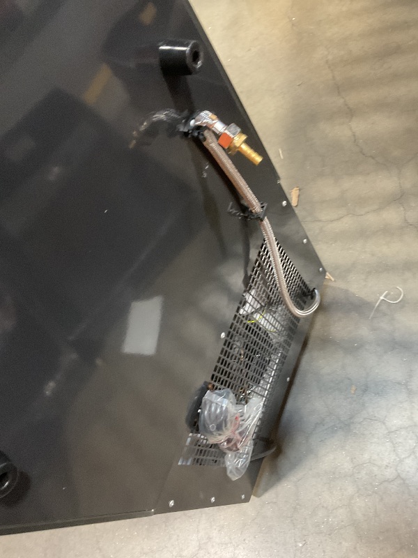 Photo 1 of **DIRT FROM TRANSPORT **Commercial Open Air Merchandiser Display Refrigerator in Black with Wheels