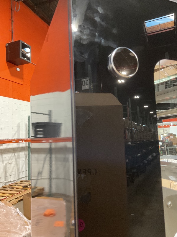 Photo 1 of **DIRT FROM TRANSPORT **Commercial Open Air Merchandiser Display Refrigerator in Black with Wheels