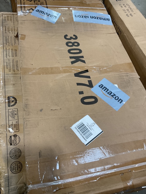 Photo 1 of **POSSIBLY FOR PARTS HAS MAJOR DAMAGES** Walking Pad Treadmills, 3.0HP Portable Foldable Treadmills, Treadmill with Handle for Small Spaces, Electric Compact Walking Pad LED Dispay, Running Treadmill for Home Office, 300 LBS Capacity(Black)