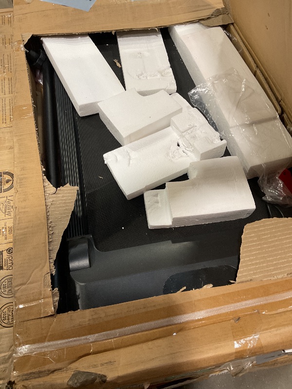 Photo 1 of **POSSIBLY FOR PARTS HAS MAJOR DAMAGES** Walking Pad Treadmills, 3.0HP Portable Foldable Treadmills, Treadmill with Handle for Small Spaces, Electric Compact Walking Pad LED Dispay, Running Treadmill for Home Office, 300 LBS Capacity(Black)