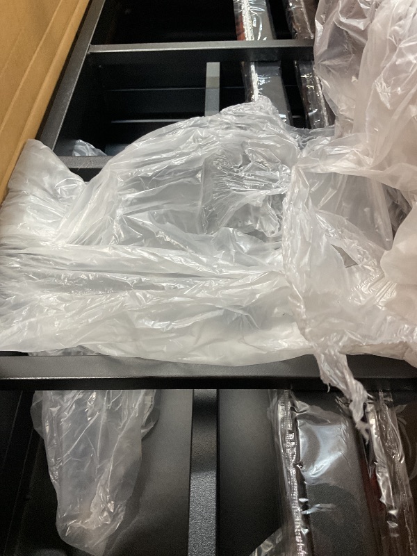 Photo 1 of **MISSING HARDWARE**Akenow 55-75 Gallon Fish Tank Stand with Storage Shelf, 48.5 x14.9 x 29.2 Inch Aquarium Stand, Turtle Tank, Reptile Terrariums and Breeder Tank Stand,980LBS Capacity, Black