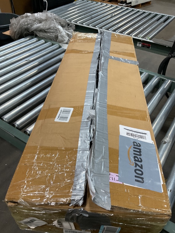 Photo 1 of **MISSING HARDWARE**Akenow 55-75 Gallon Fish Tank Stand with Storage Shelf, 48.5 x14.9 x 29.2 Inch Aquarium Stand, Turtle Tank, Reptile Terrariums and Breeder Tank Stand,980LBS Capacity, Black