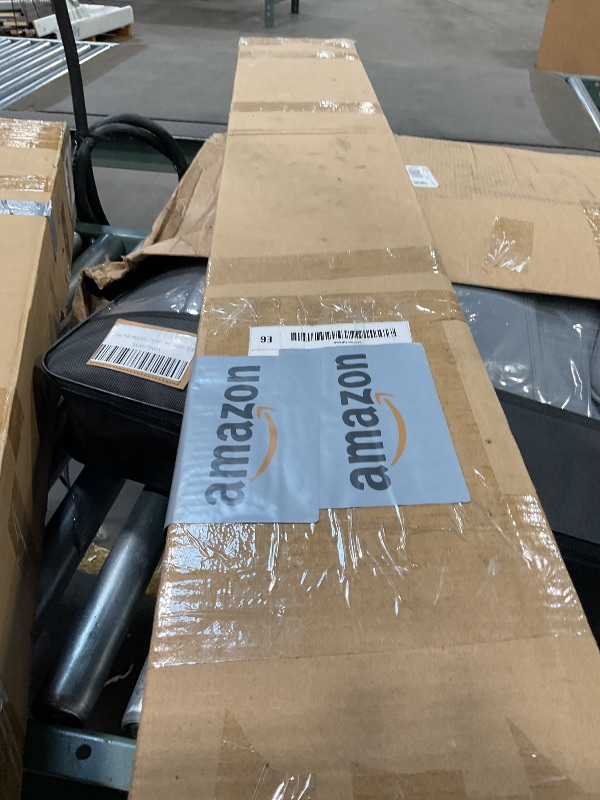 Photo 1 of **1 HAS MAJOR DAMAGE CANNOT BE USED** FEIRONG 48 Inch Heavy Duty Bar Clamps (2 Pack) - Dual-Scale Ruler (Inch & CM), 330LB Capacity, 90° Angled Jaws for Cabinet Making, Door Assembly, Professional Woodworking (Blue)