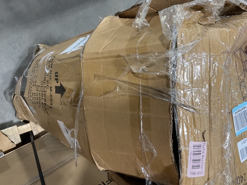 Photo 1 of **MISSING TWO PIECES. SELLING FOR PARTS**Arbuxzuy Large Printer Stand with Storage Shelf, 23.6" W x 18.9" D Printer Cart with Wheels, 3 Tier Mobile Printer Table for Home Office,Stands for Heat Press Scanner Fax (Brown)