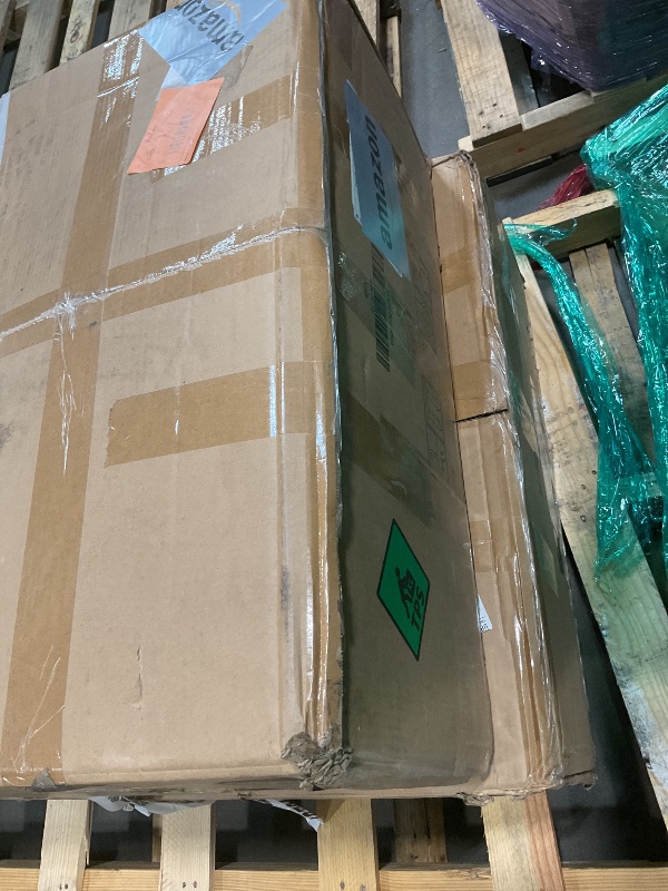 Photo 1 of **SELLING FOR PARTS AS PARTIAL SET. TWO OF THREE BOXES.**MGlasFlength Sectional Couches for Living Room, Convertible 4 Seat Modular Sectional Sofa Set for Living Room, L Shaped Couch or U Shaped Couch with Storage Ottoman for Apartment, Leather Black