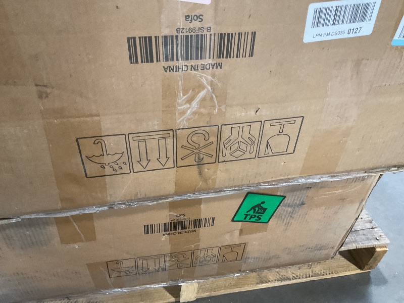 Photo 1 of **SELLING FOR PARTS AS PARTIAL SET. TWO OF THREE BOXES.**MGlasFlength Sectional Couches for Living Room, Convertible 4 Seat Modular Sectional Sofa Set for Living Room, L Shaped Couch or U Shaped Couch with Storage Ottoman for Apartment, Leather Black