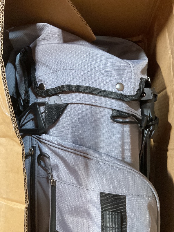 Photo 1 of **MINOR USE WEAR**UNIHIMAL Golf Stand Bag with 7 Way Top Dividers, Lightweight Golf Bags for Men Women with Multiple Pockets, Dual Straps (Gray)