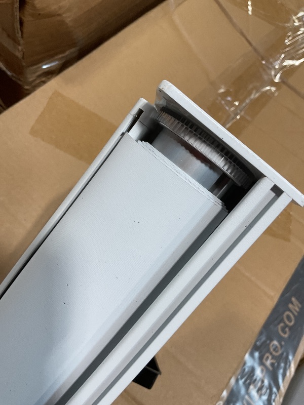 Photo 1 of **SCRAPE DAMAGE**72 inch white shades.