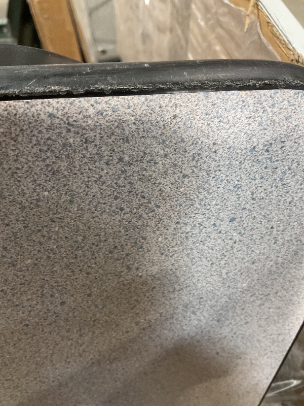 Photo 1 of **SCRAPE DAMAGE**60" GRAY GRANITE THERMAL-FUSED LAMINATE TOP FOLDING SEMINAR TABLE WITH PANEL LEGS
