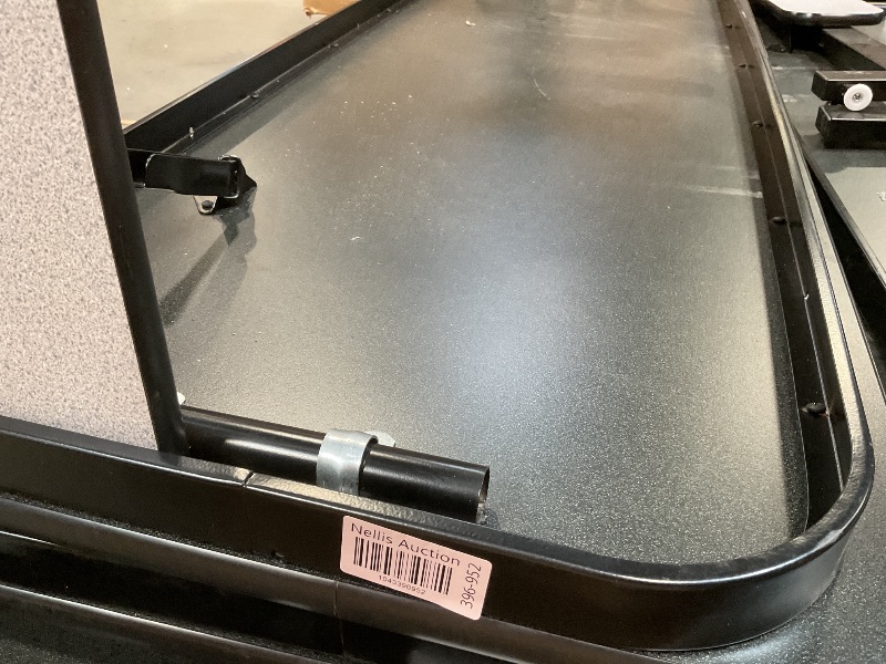 Photo 1 of **SCRAPE DAMAGE**60" GRAY GRANITE THERMAL-FUSED LAMINATE TOP FOLDING SEMINAR TABLE WITH PANEL LEGS