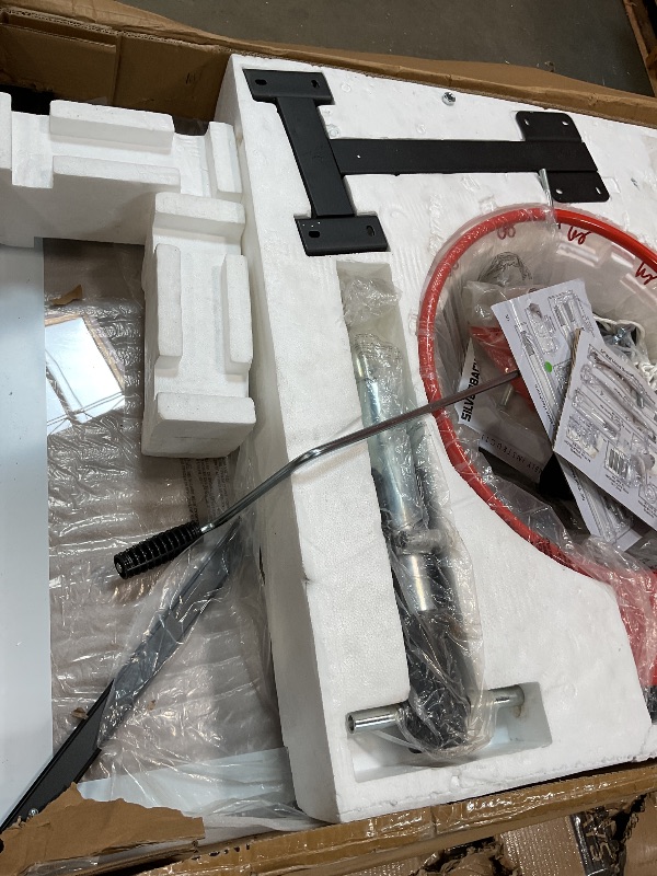 Photo 1 of **MISSING HARDWARE **Silverback NXT 54" Wall Mounted Adjustable-Height Basketball Hoop with QuickPlay Design