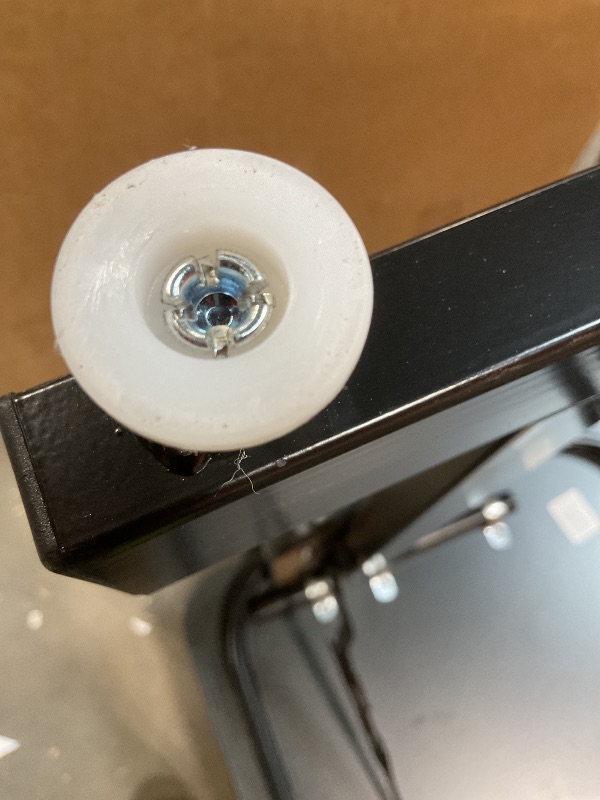 Photo 1 of **CHIP. SCRAPES**60" GRAY GRANITE THERMAL-FUSED LAMINATE TOP FOLDING SEMINAR TABLE WITH PANEL LEGS