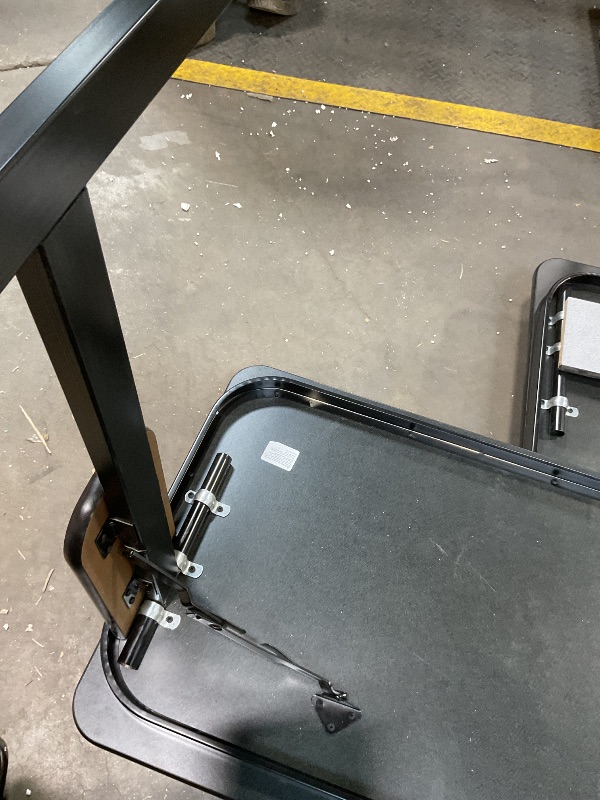 Photo 1 of **SCRAPES**60" GRAY GRANITE THERMAL-FUSED LAMINATE TOP FOLDING SEMINAR TABLE WITH PANEL LEGS