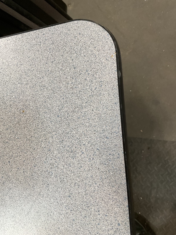 Photo 1 of **SCRAPES AND SCRATCHES60" GRAY GRANITE THERMAL-FUSED LAMINATE TOP FOLDING SEMINAR TABLE WITH PANEL LEGS