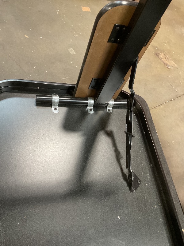 Photo 1 of **SCRATCHES. SCRAPES. MAJOR DAMAGE TO EDGE BY LIP**60" GRAY GRANITE THERMAL-FUSED LAMINATE TOP FOLDING SEMINAR TABLE WITH PANEL LEGS