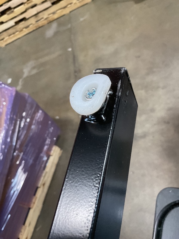 Photo 1 of **SCRATCHES. SCRAPES. CRACKING**60" GRAY GRANITE THERMAL-FUSED LAMINATE TOP FOLDING SEMINAR TABLE WITH PANEL LEGS