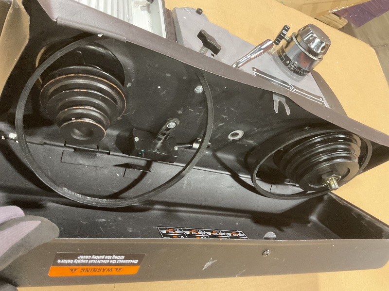 Photo 1 of **MAJOR DAMAGE TO MULTIPLE PARTS. SELLING FOR PARTS**15 in Floor Drill Press, 7.5 Amp 120V Pure Copper Motor, 288-3084 RPM Variable Speed Cast Iron Bench Drill Press, 0-45° Tilting Worktable, Tabletop Drilling Machine for Wood Metal