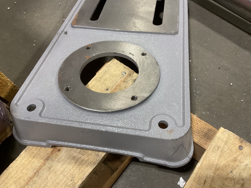 Photo 1 of **MAJOR DAMAGE TO MULTIPLE PARTS. SELLING FOR PARTS**15 in Floor Drill Press, 7.5 Amp 120V Pure Copper Motor, 288-3084 RPM Variable Speed Cast Iron Bench Drill Press, 0-45° Tilting Worktable, Tabletop Drilling Machine for Wood Metal