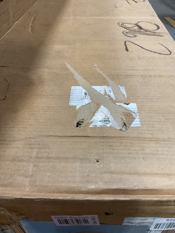 Photo 1 of **FOR PARTS ONLY/MISSING ASSEMBLY PIECES** LITTLE TREE 63" L Shaped Executive Desk with Storage, Farmhouse Home Office Desk with 2-Tier Cabinets and Shelves, Large Wooden Computer Table Business Furniture Workstation Set, Brown