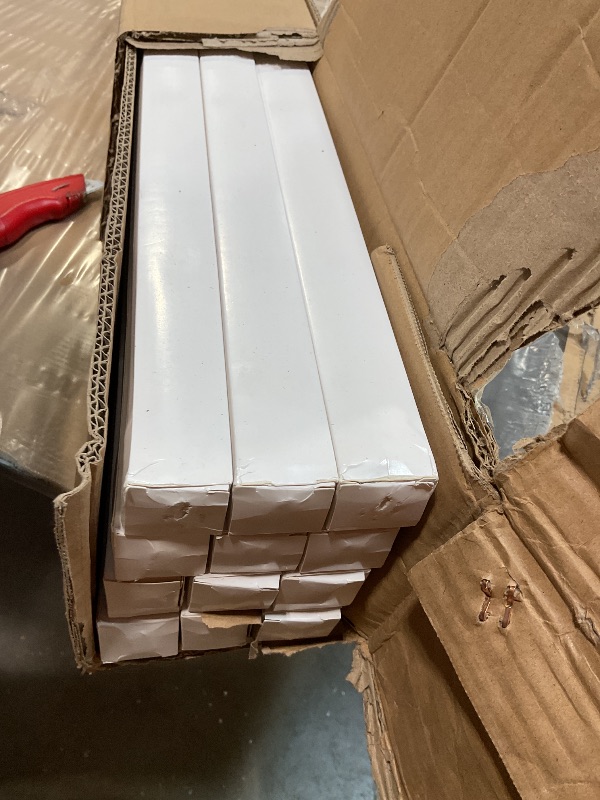 Photo 1 of JESLED R17D/HO 8FT LED Bulbs, Rotate Tube Light Bulb 8 Foot, 5000K Daylight 72W, 7200LM, 110W Equivalent F96T12/DW/HO, Frosted Cover, T8/T10/T12 Replacement, Dual-End Powered, Ballast Bypass(12 Pack)