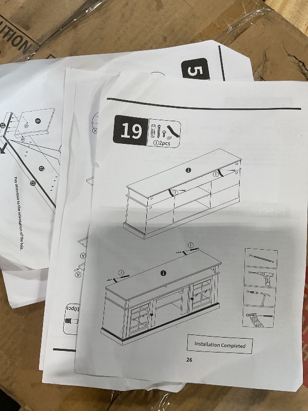 Photo 1 of **CRACK. DENT**Television stand / cabinet