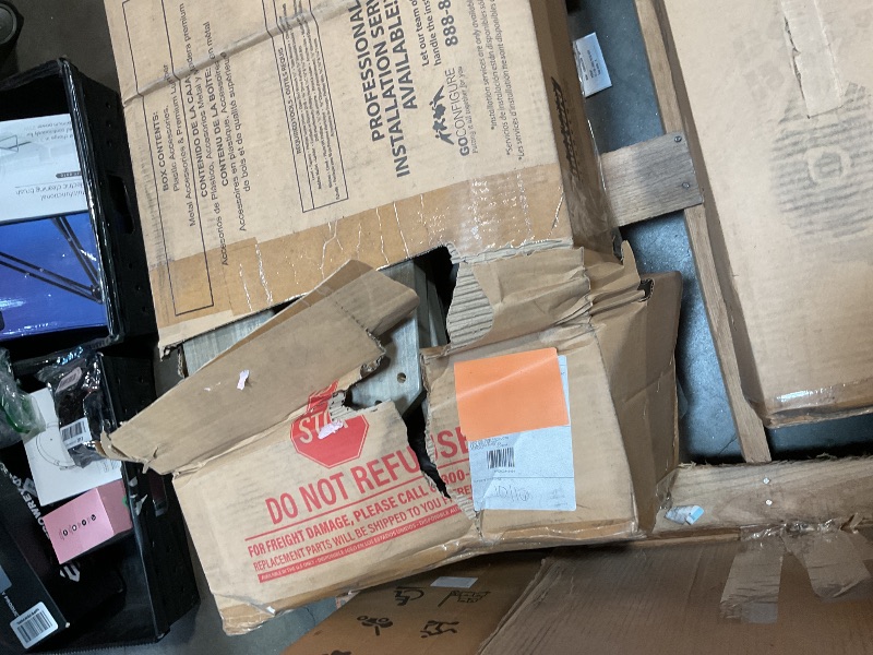 Photo 1 of **2 BOXES**Backyard Discovery Somerville 14' x 10' Cedar Wood Pergola Kit with Trellis Roof, All-Season Durability, High-Wind Rating, PowerPort, Shade for Outdoor Patio, Deck, Garden, and Entertaining