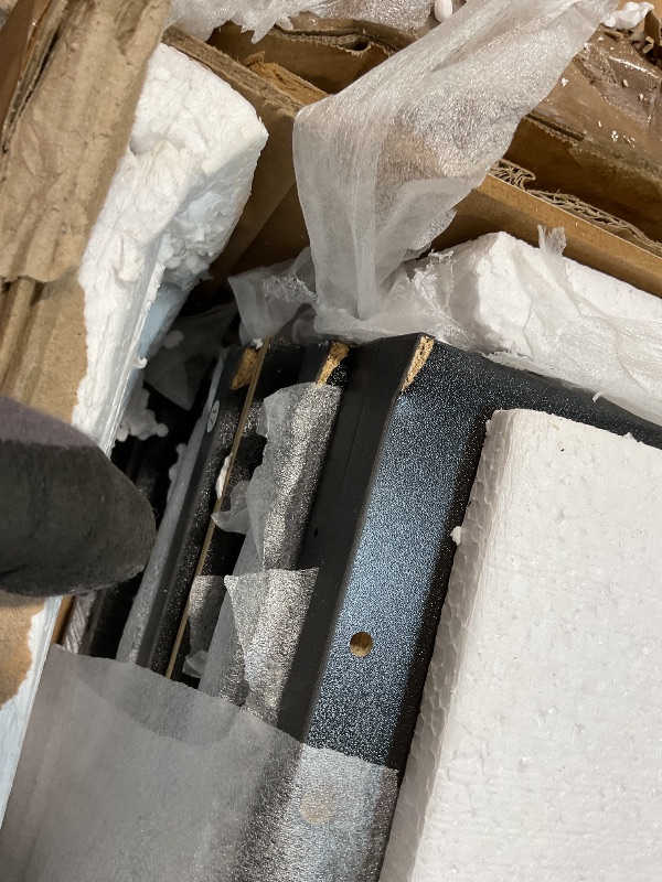 Photo 1 of **MINOR DAMAGE TO CORNERS**DWVO Rattan Armoire Wardrobe Closet - 70" Tall Rattan Armoire Closet with Doors, Large Storage Cabinet with Drawers & Hanging Rod/Bedroom Armoire - Black