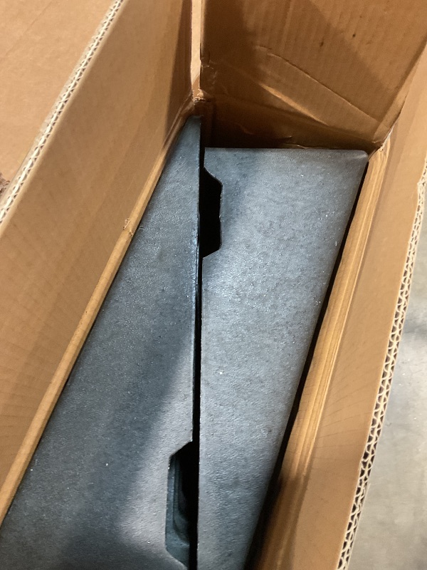 Photo 1 of **MISSING HARDWARE **Nilight Rubber Curb Ramps, 7" Rise Height Heavy Duty Rubber Threshold Ramp, Portable Driveway Ramps for Cars Wheelchairs Scooter Lawn Mower, 7000lbs Load Capacity, 2 Pack, Black