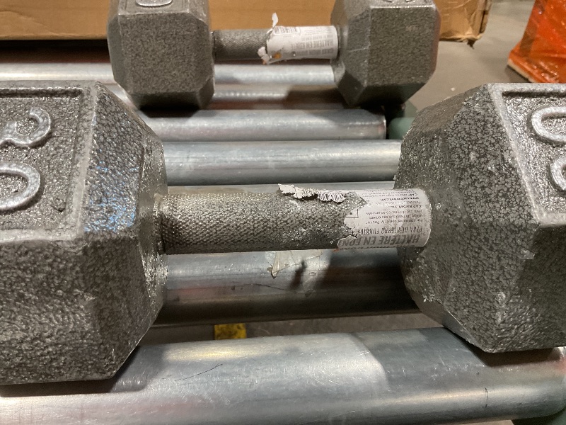 Photo 1 of **CHIPS AND SCRAPES**CAP Barbell Solid Hex Dumbbell, Single (30-Pound)