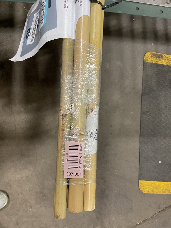 Photo 1 of **MINOR DAMAGES (CHIPPING)**  Bamboo Stakes 8FT, 8 Feet Natural Bamboo Plants Stakes, 1" D Thicker Heavy Duty Garden Stakes 10 Pack for Tomatoes, Beans, Flowers, Potted and More Climbing Plants