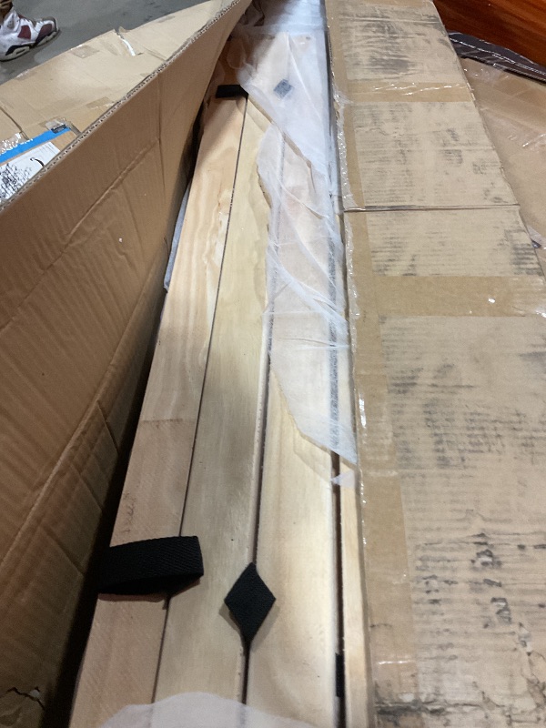 Photo 1 of *ONLY BOX 2 OF 2* Ball & Cast Full Size Daybed with Trundle,Upholstered Trundle Bed W/Bedframe Tufted Button & Copper Nail on Arms Design,No Box Spring Needed,Sofa Bed Frame for Bedroom,Guest Room,Beige