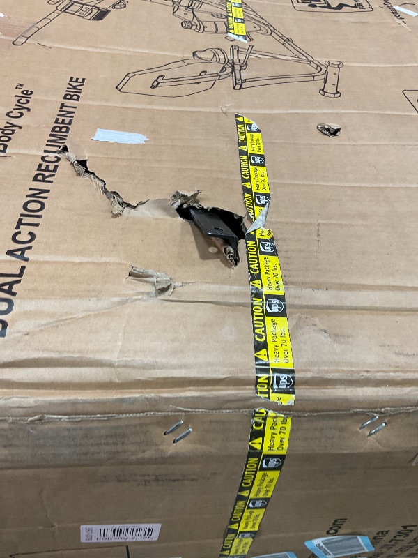 Photo 1 of **SCRAPES AND SCRATCHES FROM TRANSPORT **Marcy Dual Action Cross Training Recumbent Exercise Bike with Arm Exercisers, Gym Equipment for Work from Home Fitness, Black JX-7301