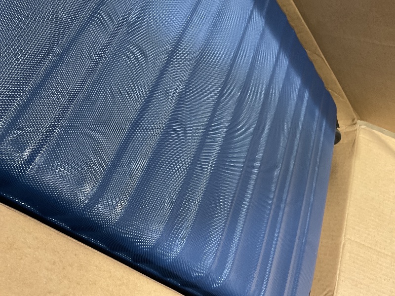 Photo 1 of **SCRATCHES**Amazon Basics 30" Hardside Large Checked Luggage, Hardshell Suitcase With Wheels, Expandable For Up to 15% More Space, With Scratch-Resistant Surface, Four Multi-directional Wheels, Navy Blue