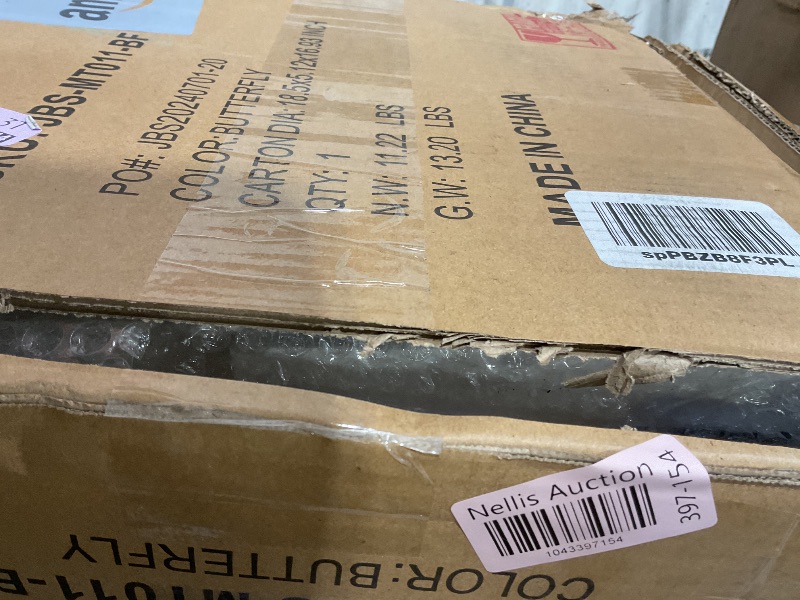 Photo 1 of **MINOR CHIPS**FROMJBEST Mosaic Outdoor Side Table, Patio Side Table, Weather Resistant 14" Diameter 21" H Ceramic Tile Round Outside Table for Patio, Porch, Garden, Pool, Indoor&Outdoor,Plant Stand