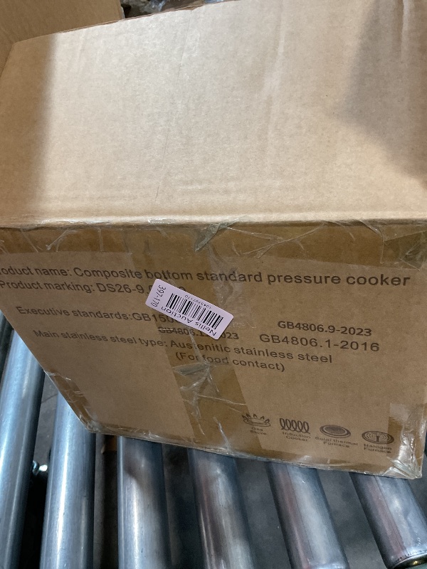 Photo 1 of 3-In-1 304 Stainless Steel Pressure Cooker 10 QT: [Explosion-Proof] [3 PSI Settings], One-Hand Locking, Induction Compatible, Glass Lid & Steamer Rack Included, Olla de Presion