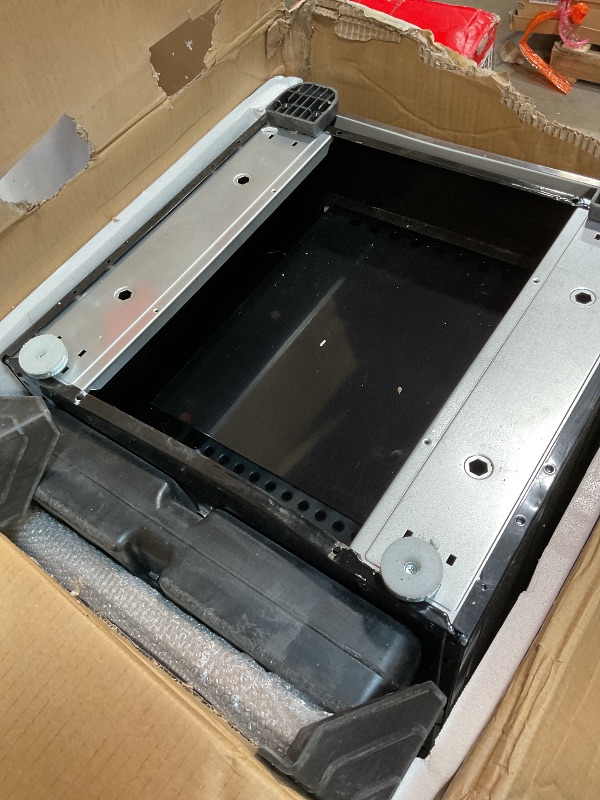 Photo 1 of **DIRT. SCRAPE DAMAGE**Avanti GR2013CSS Gas Range Oven Compact Freestanding Design, 4 Sealed Burners with Electronic Ignition, 2.1 Cu.Ft. Capacity Features Storage Drawer Broiler and Accessories, 20-Inch, Black