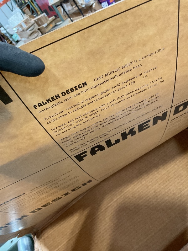 Photo 1 of 2‘ x 5‘ falken design acrylic sheet