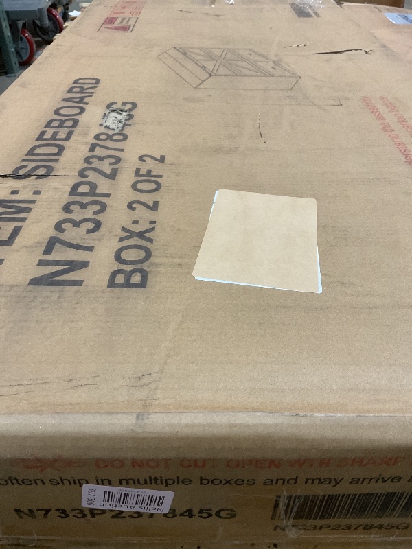 Photo 1 of **2 BOXES**Murphy Cabinet with Foldable Panel, Noisy Free, for Guest Bedroom, Living Room, Office, Rustic Gray