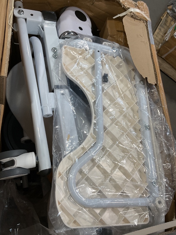 Photo 1 of **MINOR SCRAPE AND DENT DAMAGE**Patient Transfer Lift Chair, 350 lb Capacity, 180° Split Seat, Hydraulic Commode Wheelchair for Elderly, Bed to Toilet