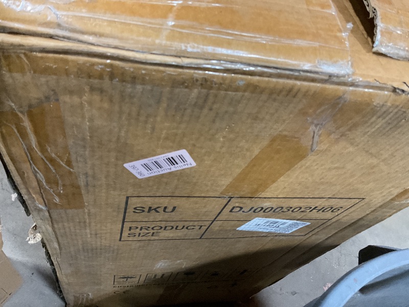 Photo 1 of **MAJOR DENTS. SELLING AS METAL CABINET**INTSUPERMAI Cabinet, 23.23'' L ×18.11'' W×35.04'' H, Yellow, Single Door, Adjustable Shelf,